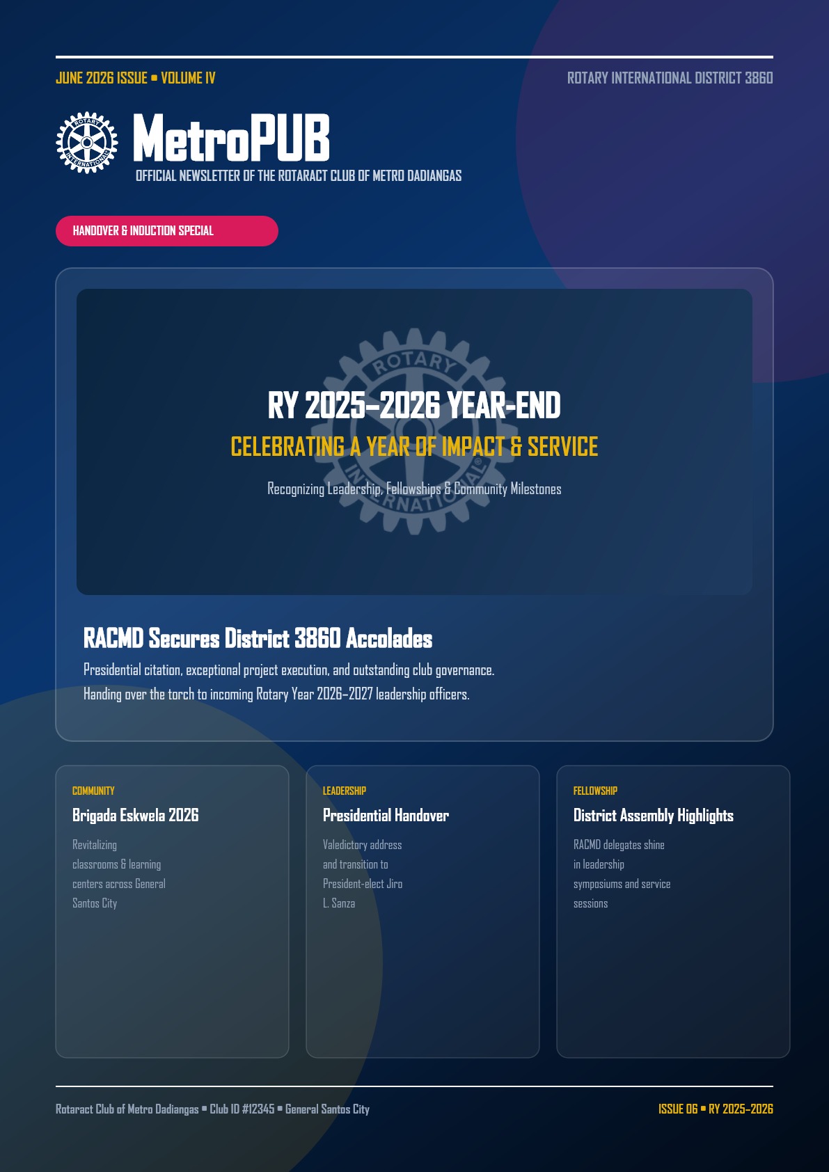 MetroPUB: Handover & Induction Special (June 2026)